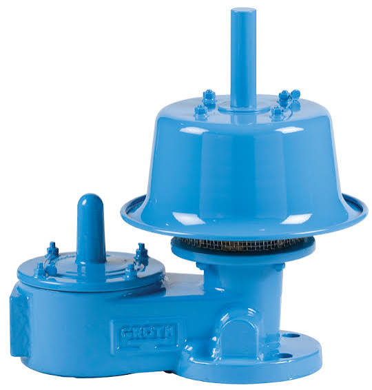 Groth Pressure/Vacuum Relief Valve – Pipe‑Away Type